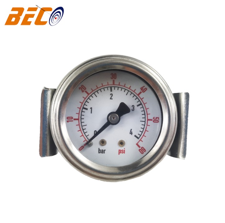 Y-40D 40mm large pressure gauge water manometer